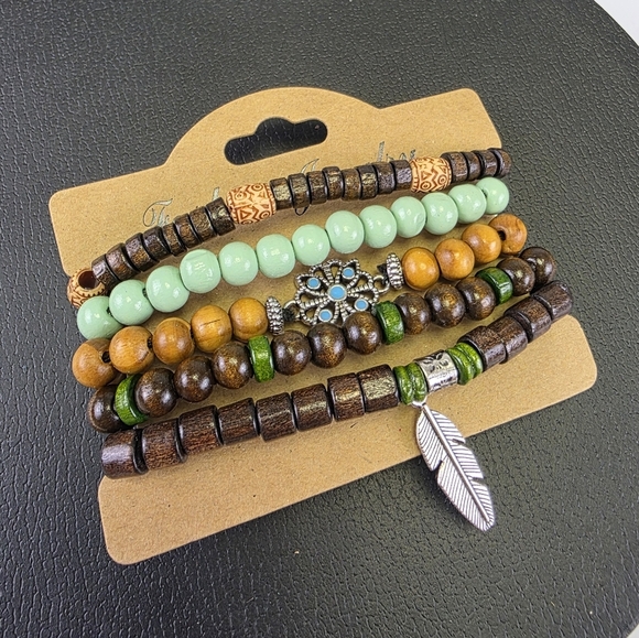 5 Pcs Set Bracelets - Picture 1 of 7